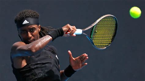 Tennis player Mikael Ymer disqualified for outburst during match in Lyon